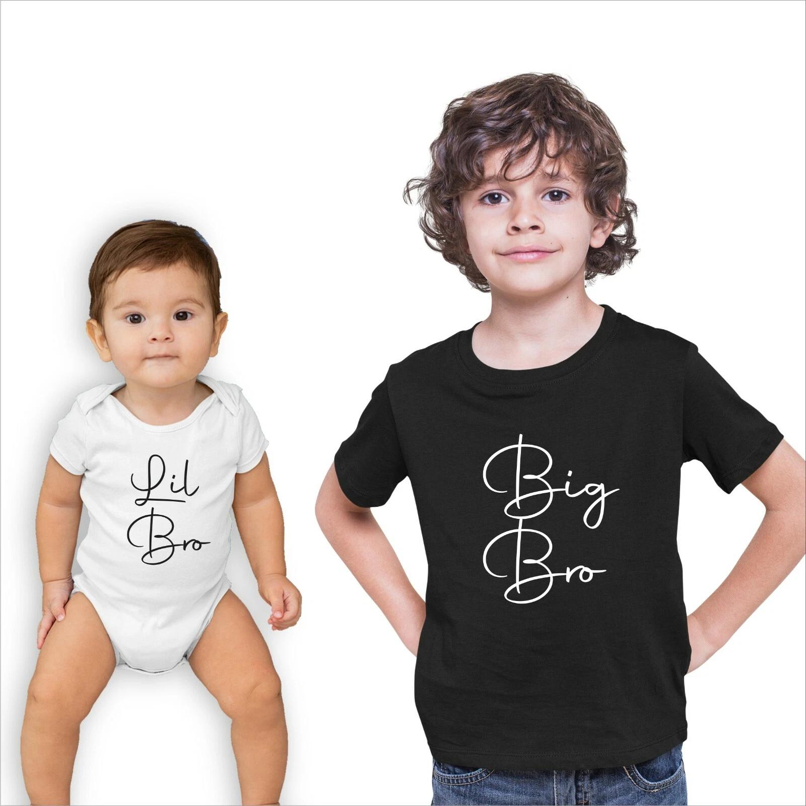 BIG BROTHER LITTLE SISTER T Shirt Birthday Gift For Sister Brother Sibling Shirt 3XL