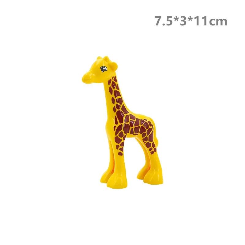 Big Size Building Blocks Forest Animals Lion Deer Panda Beast Enlightenment Toys Compatible Large Blocks Children Kids Gifts
