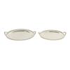 European Style Rotundity Silvery Tray Handheld Decorative Fruit Platter Fruit Tray Storage Rack Snack Plate Dining Decoration