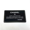 Chanel Znak CC Mała klapka Kompaktowy portfel Portfel trifold Skóra jagnięca Czarny