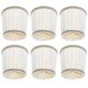 6Pcs Fabric Lampshade Modern Chandelier Table Lamp Cover for E14 Screw Home Accessory