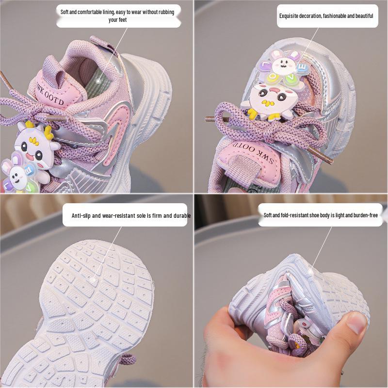 Lightweight Non-Slip Toddler Sneakers for Boys & Girls - Autumn Walking Shoes