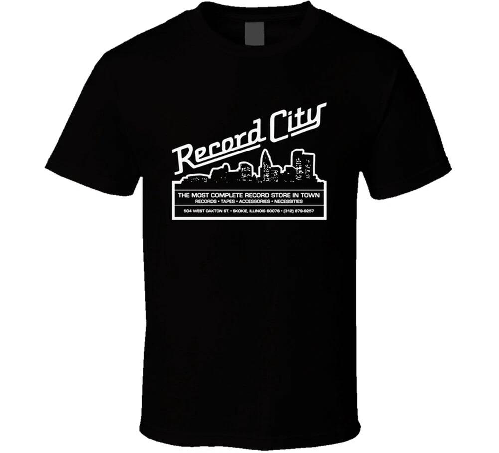 Record City Chicago T Shirt 4XL