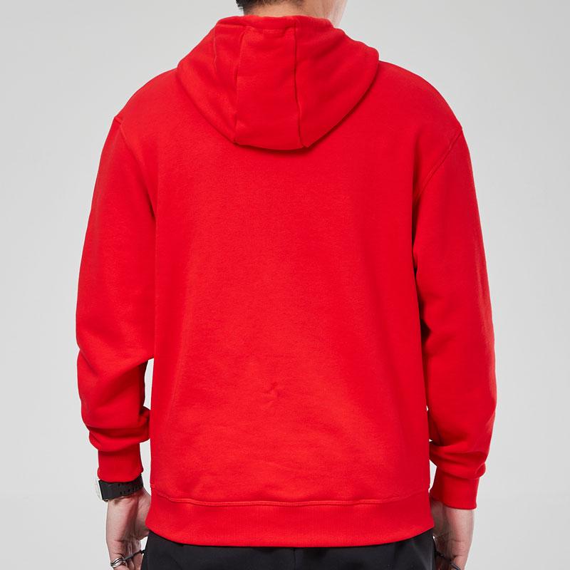 adidas Neo Sweatshirts Men's Bright Red Hooded Moderate Regular GP4906