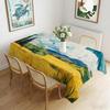 Vintage Oil Painting Wheat Fields Rectangle Tablecloth for Table Decor Waterproof Reusable Tablecloths for Table Indoor Outdoor