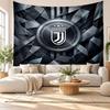 Juventus FC Wall Tapestry, Soft Fabric Wall Hanging, Decorative Backdrop For Bedroom Home Wall Art