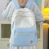 Elementary school students versatile ins high-value schoolbag small fresh polka dot backpack Korean version cute sweet wind small backpack