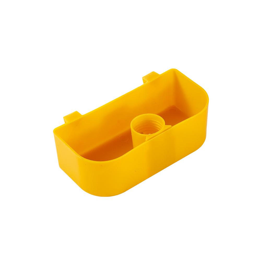 

Кормушка для птиц Бутылка для воды Поилки Большая емкость Автоматическая поилка для перепелов Куриц Попугаев Голубей Новая 1pc жёлтый