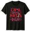 IM A Lover NOT A Biter Unisexs TShirt Dog Owner Pets Valentines Day Gift For Her