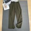 Pantaloni da Donna a Vita Alta Gamba Dritta Traspiranti Larghi Casual Yoga Pantaloni Sportivi Asciugatura Rapida Lunghi