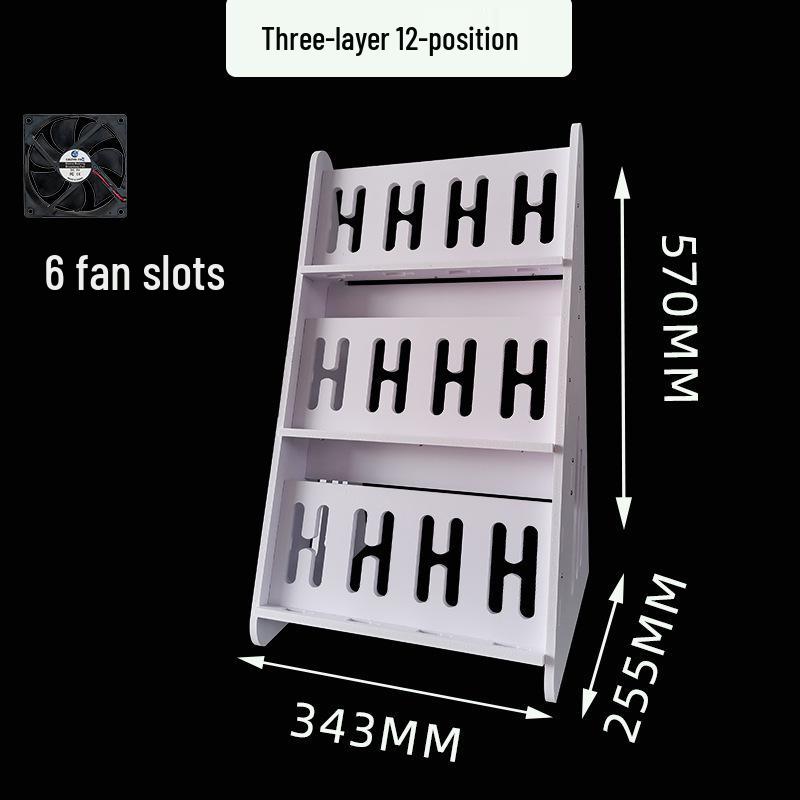 Stüdyo Çok Açılı Şarj Standı: Dikey Çoklu Telefon Tutucu ve Çok Katlı Raf