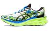 Men's Sneakers ASICS Novablast 2 Run Faster Lime Green White/Black/Blue/Lime Green