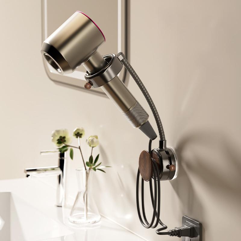 Hair Dryer Holder No Need To Hold Adjustable Wall Hanging Free Of Hands No Need To Punch Holes Universal Air Duct Storage Rack