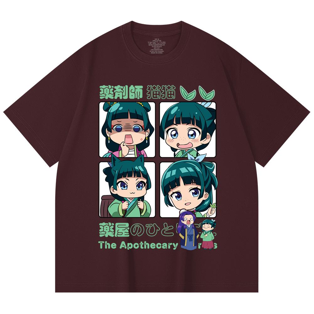 

230 Gsm 100% Cotton Apothecary Diaries V3 Print Unisex Heavy Cotton T Shirt 2XL