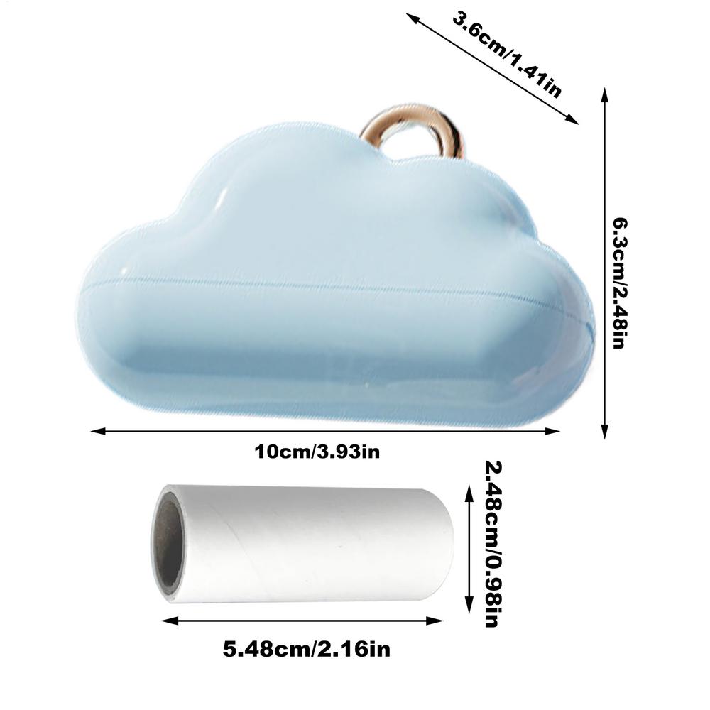 

Lint Brushes For Clothes Dog Lint Remover Roller Small Hair Remover Portable Clothing Lint Remover With 4 Refills For Coverlet синій