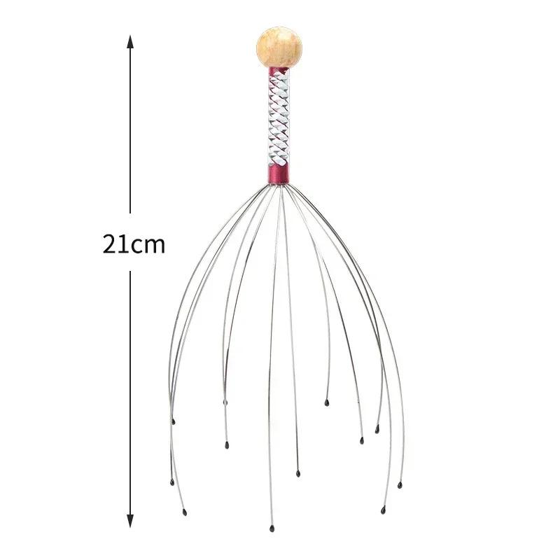 Head Massager Head Scratching Octopus Scalp Non Soul Extractor Divine Tool For Extracting Healthy And Healthy Hair 1/2PCS