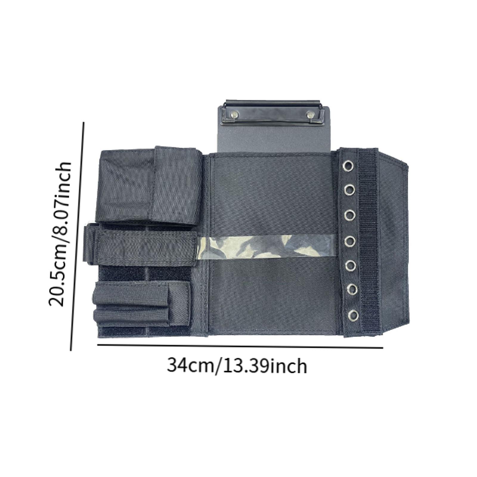 Pilot Kneeboard Oxford Cloth with Adjustable Strap Aviation Leg Flight Board Pilot Kneeboard Oxford Cloth Aviation Accessories