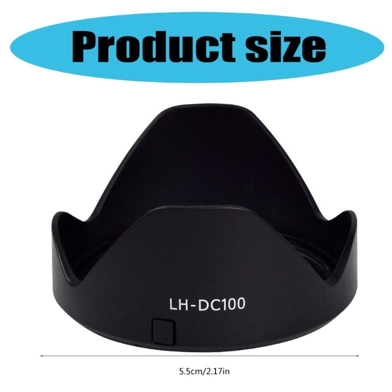 Universal Camera Lens Hood Filter Adapter for SX70HS SX540HS SX530HS Models Replacement for LH-DC100 & FA-DC67B