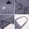 Striped Sleeveless Kitchen Apron - Halter Neck, Breathable, Anti-Fouling, Polyester Cotton Blend