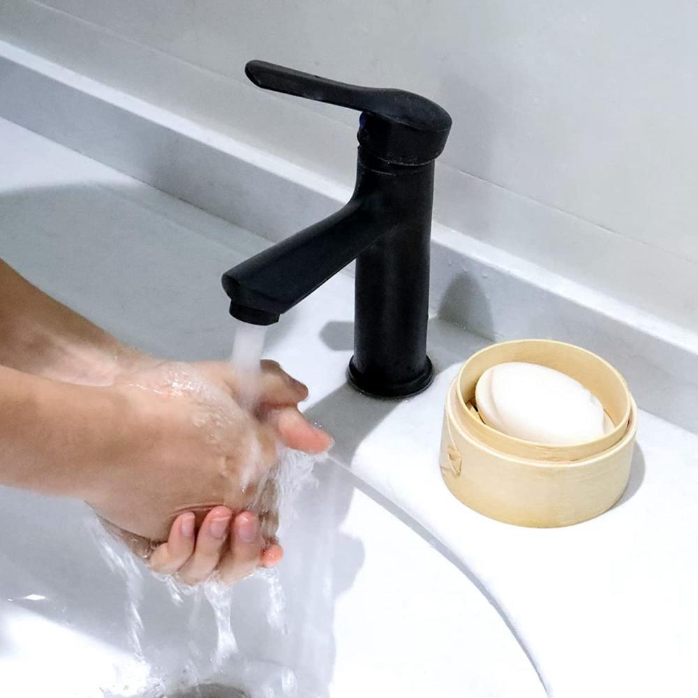 Kitchen Handmade Tray Natural Bamboo with Lid Steaming Tool Soap Bar Steamer Basket Dish