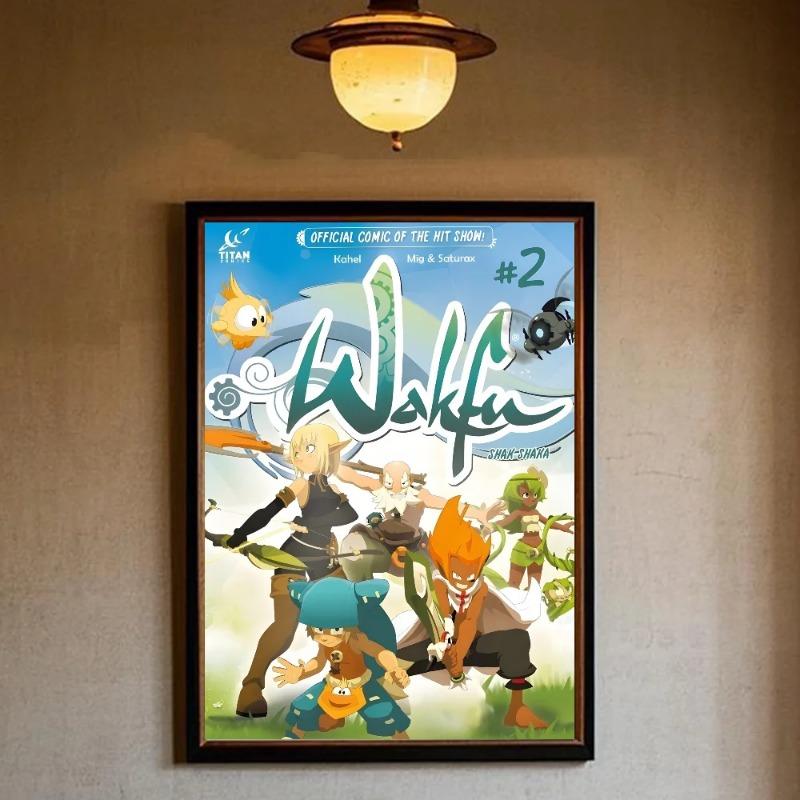 

Wakfu HD Холст Постер HD арт липкий на стену водонепроницаемый для дома гостиной спальни бара эстетическое украшение 21cm×30cm NoFrame