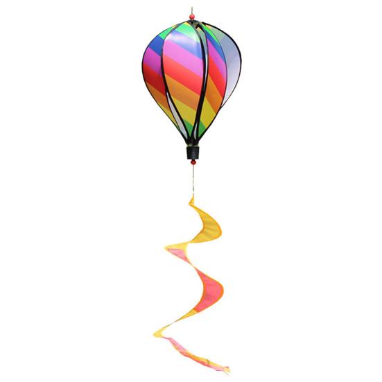 Sequin Wind Spinner Funny Rotating Stylish Spiral Balloon Windmill Ornament for Decoration