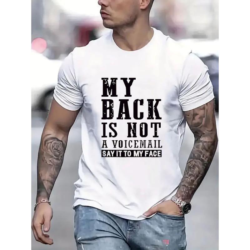 

European sizes Men Casual Short Sleeve Tee 1 Pcs - Comfortable Crew Neck, Soft Adorable Tees Tops 4XL білий