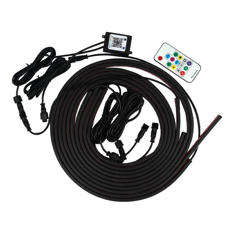 Colorful Sound-Control LED Car Chassis Lights with App & Music Rhythm