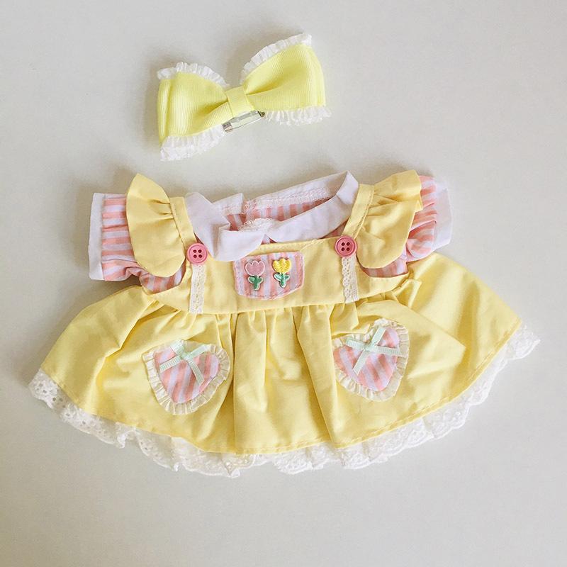 Medium 30cm Handmade Doll Clothes for Jointed Bear - S Size Belle Lulu Outfit Gift for Girls