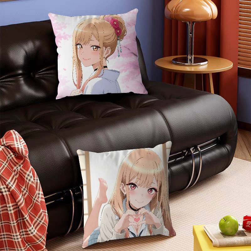Marin Kitagawa Cushion Cover Decorative Pillow Sofa Home Decor Case Pillow Cases