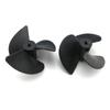 Profession 3-blades Propellers with 2mm Shaft Hole Durable Nylon Paddle for Boat Fan Shape Plastic Paddle