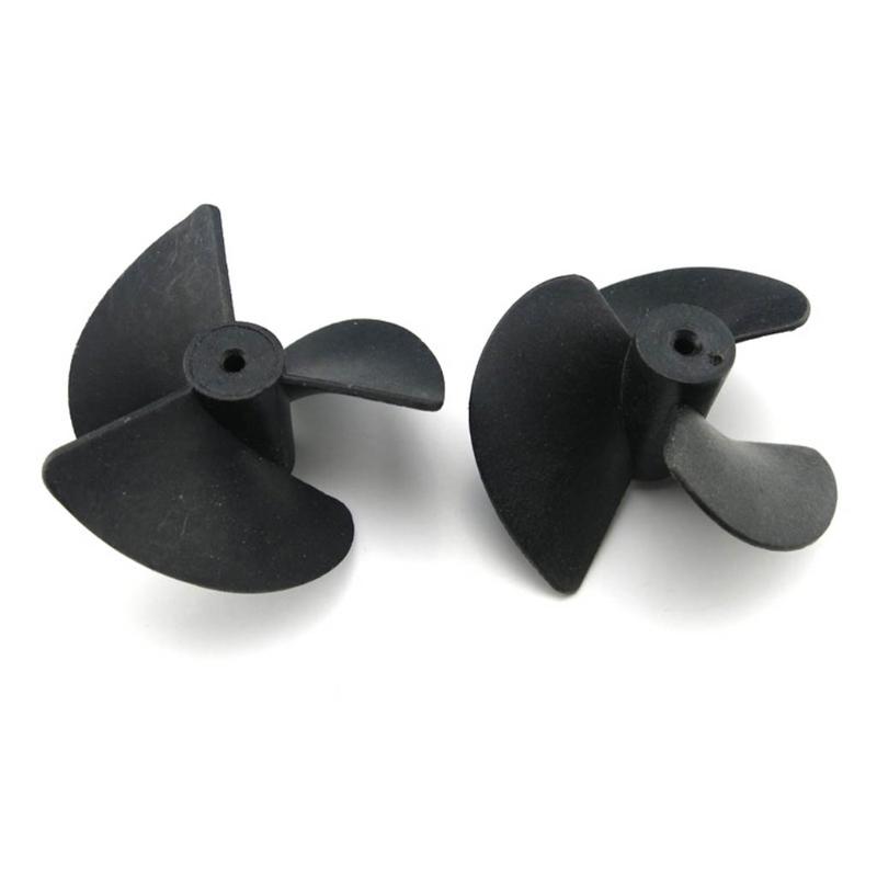 Profession 3-blades Propellers with 2mm Shaft Hole Durable Nylon Paddle for Boat Fan Shape Plastic Paddle