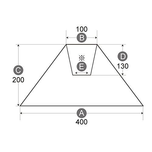 Lampshade Replacement Lampshade, Holder Type, 40cm Diameter, White Cotton and Linen, H-40102
