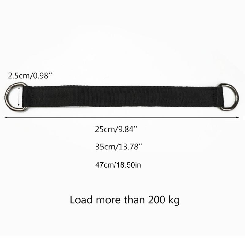 Fitness Equipment Hanging Sandbag Pull Up Rope Belt Multifunction Fitness Equipment Hook Ring Hanging Belt With Hook