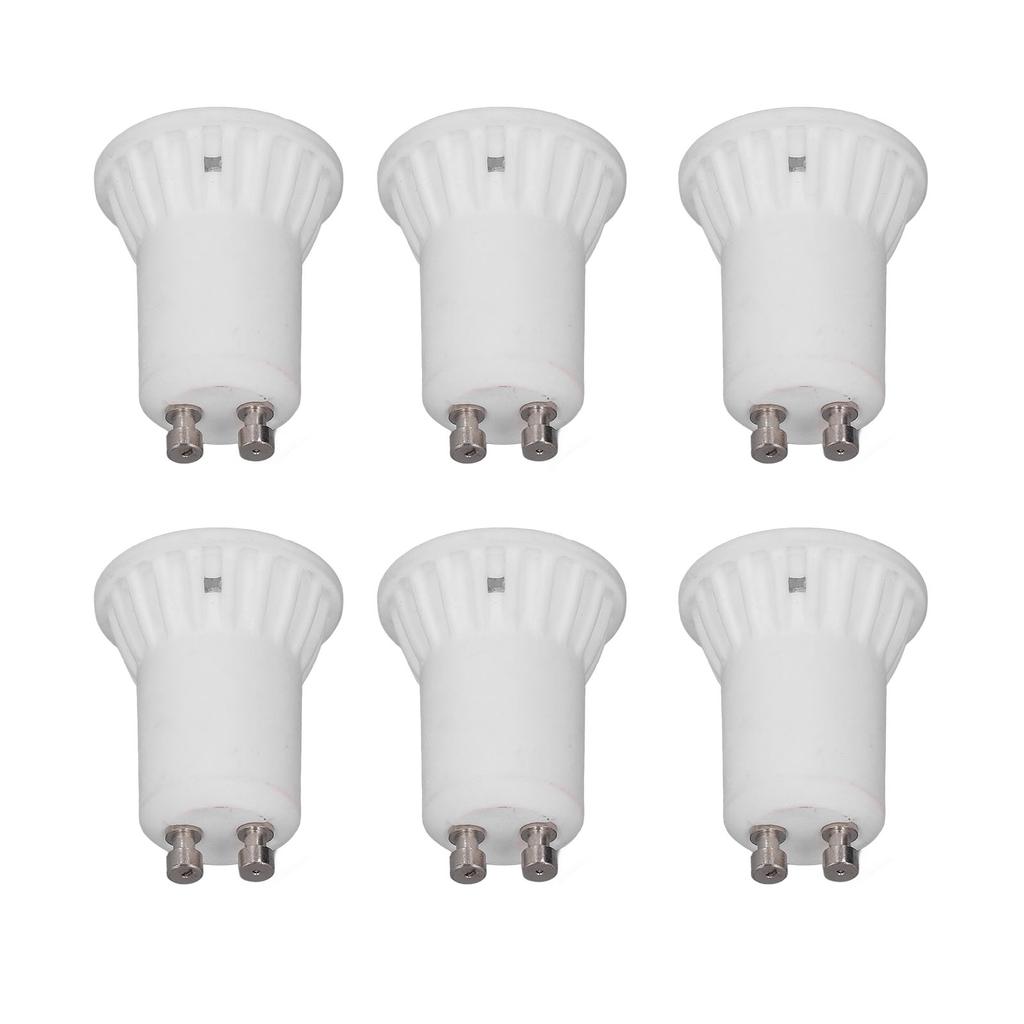 6pcs LED MR11 Light Bulbs Ceramics 4W 360LM No UV 120 Degree Beam Angle GU10 Holder Home Lighting Tool AC 220V