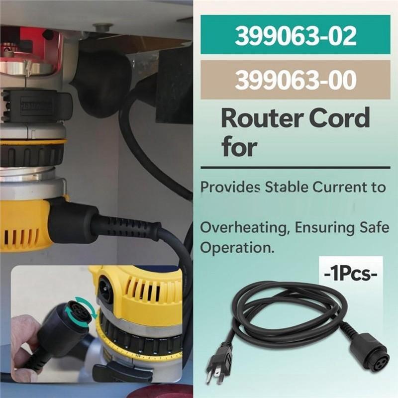 A74E-Routerkabel Zusätzliches Batteriekabel Routerkabel Kompatibel mit DW618 DW616 Router US-Stecker