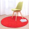 Einfarbiger kleiner runder Teppich für Wohnzimmer, Schlafzimmer, wasserabsorbierende, rutschfeste Fußmatte für Badezimmer, staubdichte Bodenmatte für Eingangsbereich