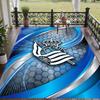 Soft Floor Carpet Real Sociedad FC Pattern Area Rug Decorative Mat For Home Room Decoration