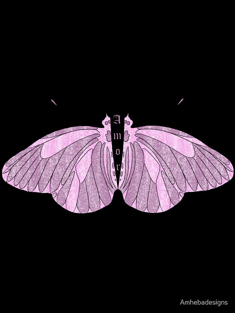 Amor with butterfly Oversized T-Shirt