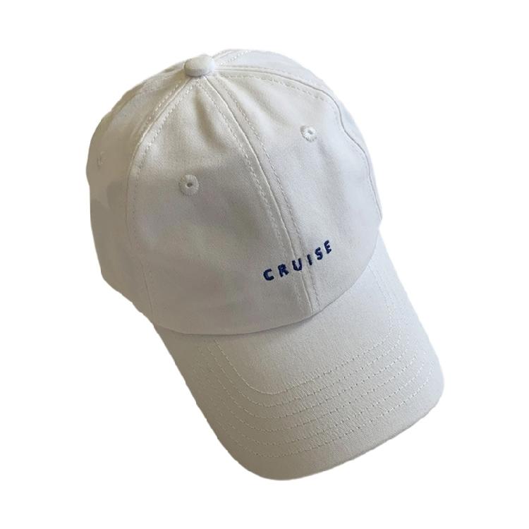 Trendy Baseball Hat With Embroidery Adjustable Strap Design Lightweight Polyester Unisex Sun Protection