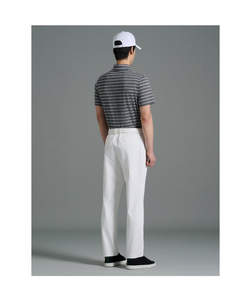 BEANPOLE GOLF Men'S Striped Short Sleeve T-Shirt - Gray