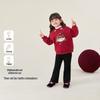JELLYBABY Girls' Fleece-Lined High-Neck Pullover Sweatshirt