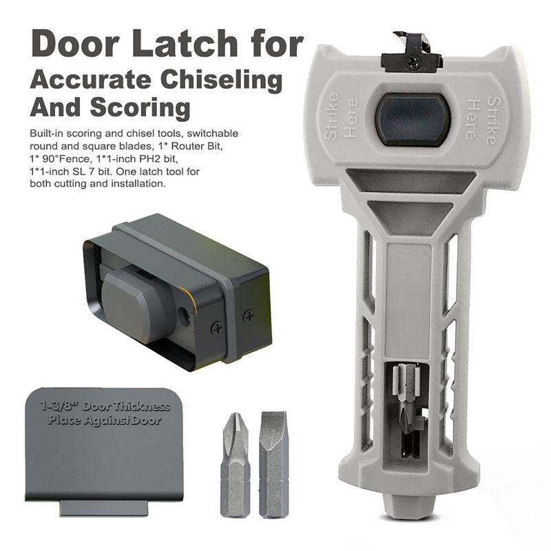 Door Latch Install Mortiser Accurate Scoring Door Kit Mount Door Mortise Tool Stainless Steel Square Or Round Door Installation