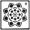Hollow Round Mandala Auxiliary Layering Stencils For Walls Painting Scrapbooking Stamp Album Decor Embossing Paper Card Template