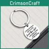 Inspirational Stainless Steel Keychain Gift For Wife Friends Sister With Modern Artistic Design