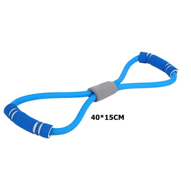 Yoga Gum Fitness Hot Resistance 8 Word Chest Expander Rope Muscle Training Rubber Elastic Trainning for Active Exercise