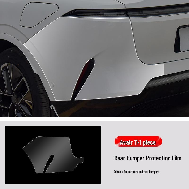 Avatr 11 TPU Transparent Front & Rear Film: Car Scratch Protection