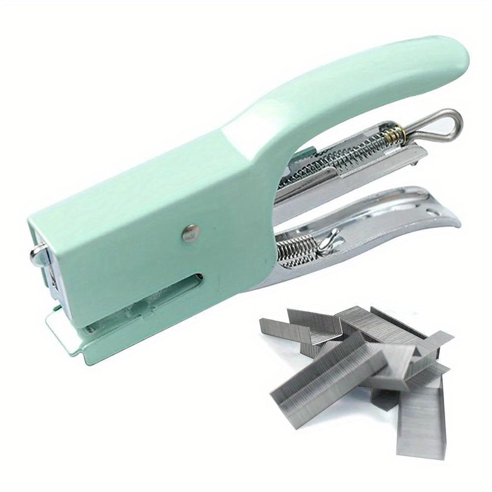 

Small Paper Stapler Book Binder Durable Stationery Office Accessories Fashion Office 10th зелений