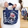 Tote Bag Mini Bag Small Lightweight Mini Tote Lunch Bag Handbag Girl Girls [DIVA Rose] Women's (Indigo Blue)