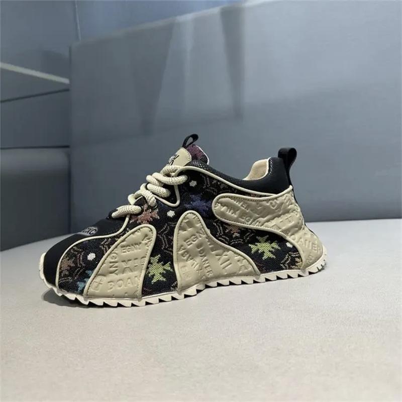 New autumn comfortable color matching shoes sneakers dad shoes ec 38